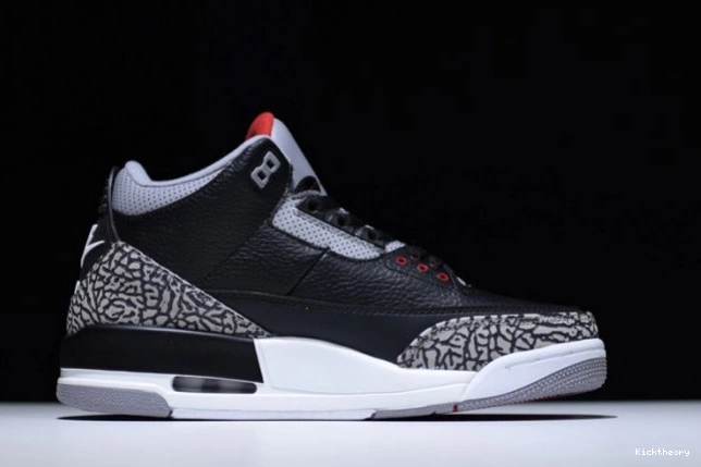 Kicktheory 854262-001 Air Jordan Black Cement 3 0808